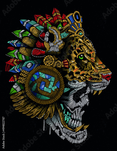 jaguar aztec warrior mexico