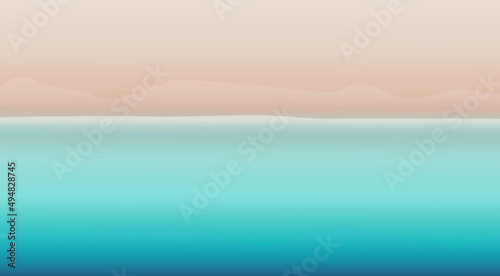 Sandy beach