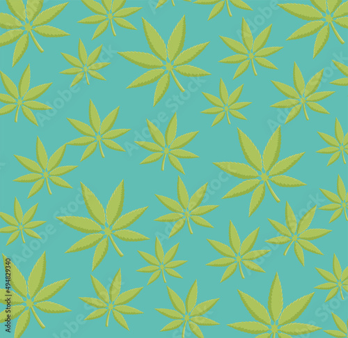 cannabis leafs pattern