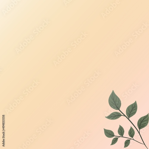 Peace Background with Natural Leaves HD