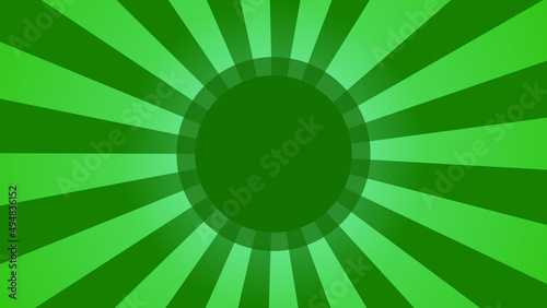 Green cartoon vortex background with space for text 