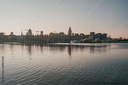 view of the city of mantova from the river © Francesca Emer