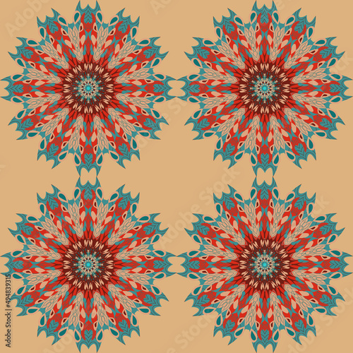 Bright pattern for fabric and textile. Illustration for t-shirt