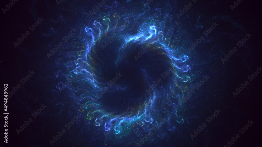 3D rendering abstract colorful fractal light background 3D rendering abstract colorful fractal light background