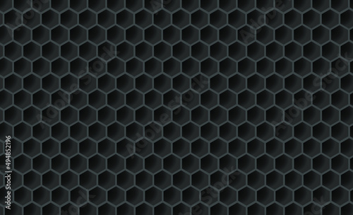 honeycomb pattern black background, good for power point, website etc