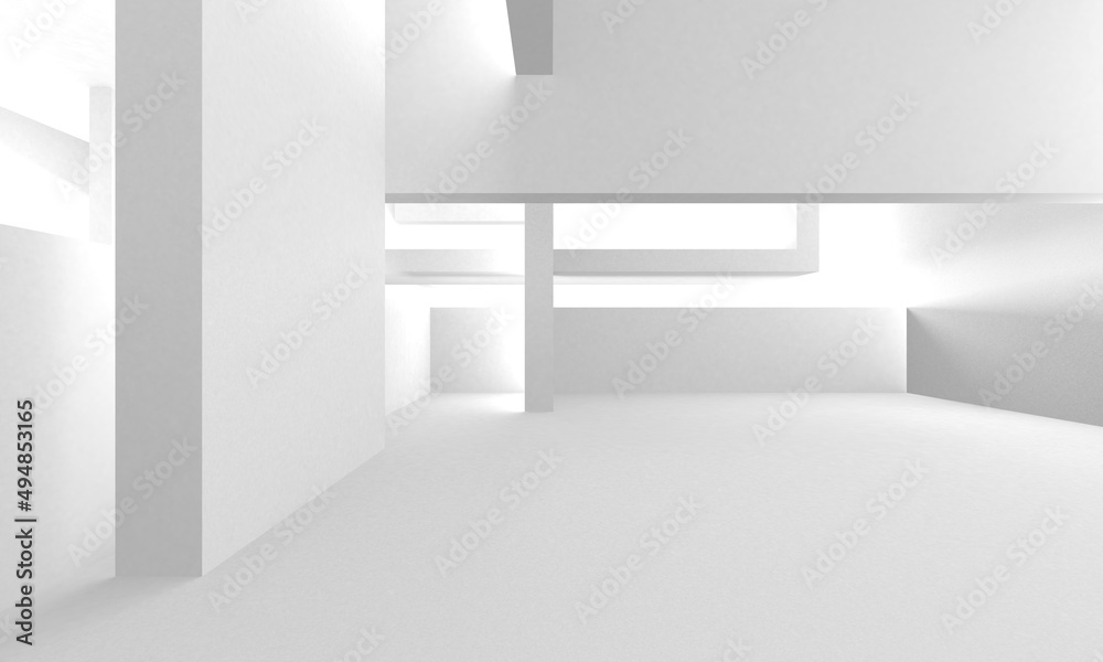 Fototapeta premium Abstract White Architecture Design Concept