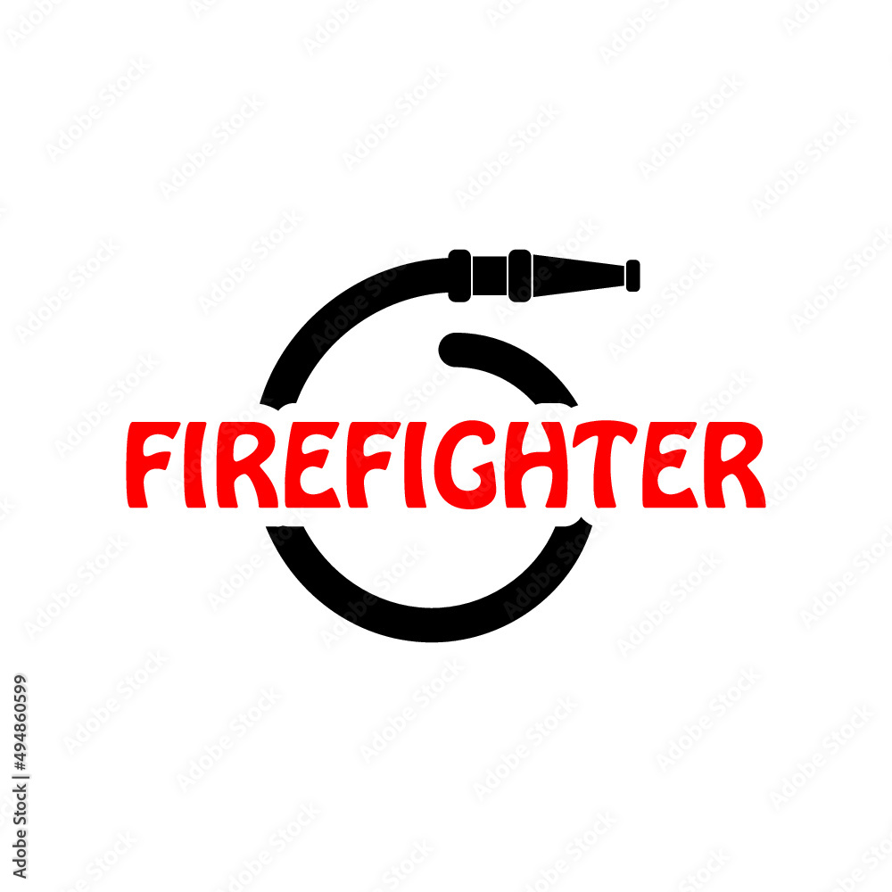 Firefighter icon isolated on white background Firefighter icon isolated on white background