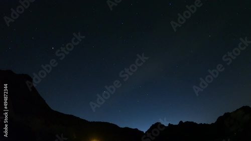 Night-lapse of the stars in Southern Utah photo