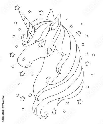 Unicorns vector. Coloring book page unicorn.
Children background.
Coloring page unicorn.
Magic pony cartoon. Sketch animals.
Animals coloring page.
Animals vector.
Cute unicorn with flowers. photo