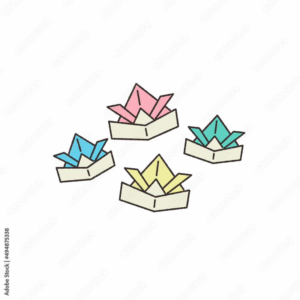 折り紙の兜イラスト素材 Stock Vector | Adobe Stock