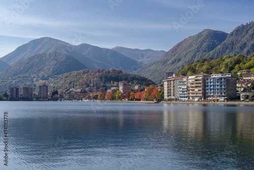 Photos Omegna town view, Italy, Piedmont region, Lake Orta