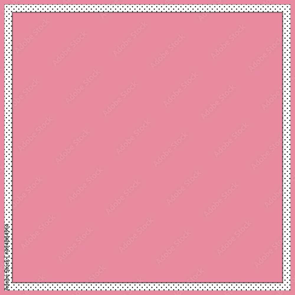 pink and white frame