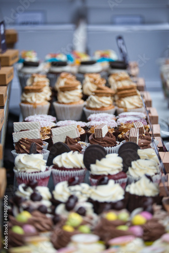 Delicious CupCake Bakes at the Local Market