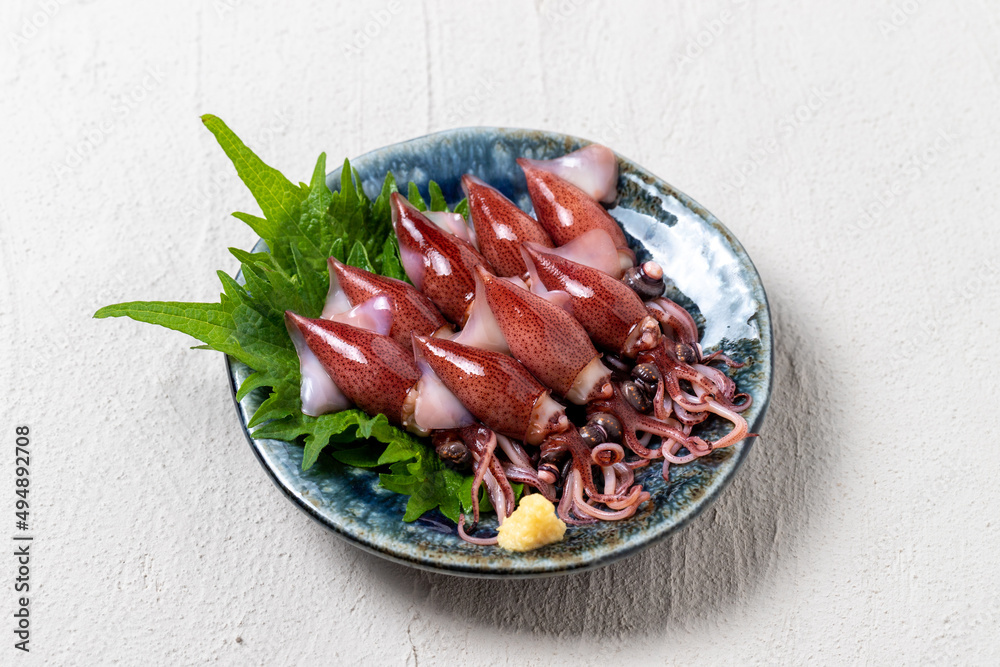 新鮮なホタルイカ