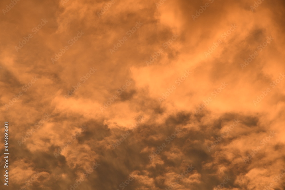 Colour clouds in a Sunset Sky 