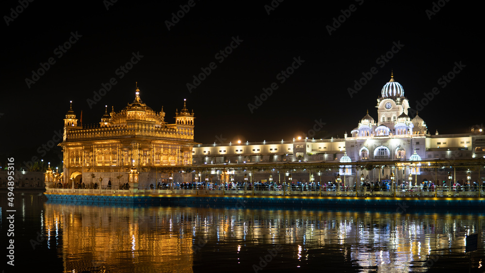 Golden Temple in Night