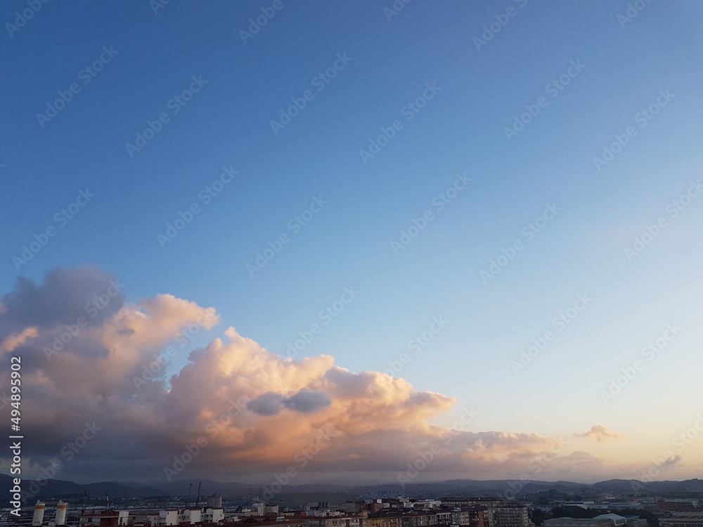 Buy sky with big clouds in Santander ( Spain )