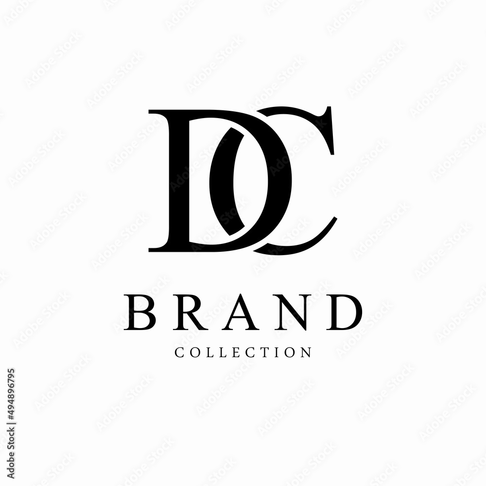 Letter DC vector logo design symbol icon emblem Letter DC vector logo design symbol icon emblem