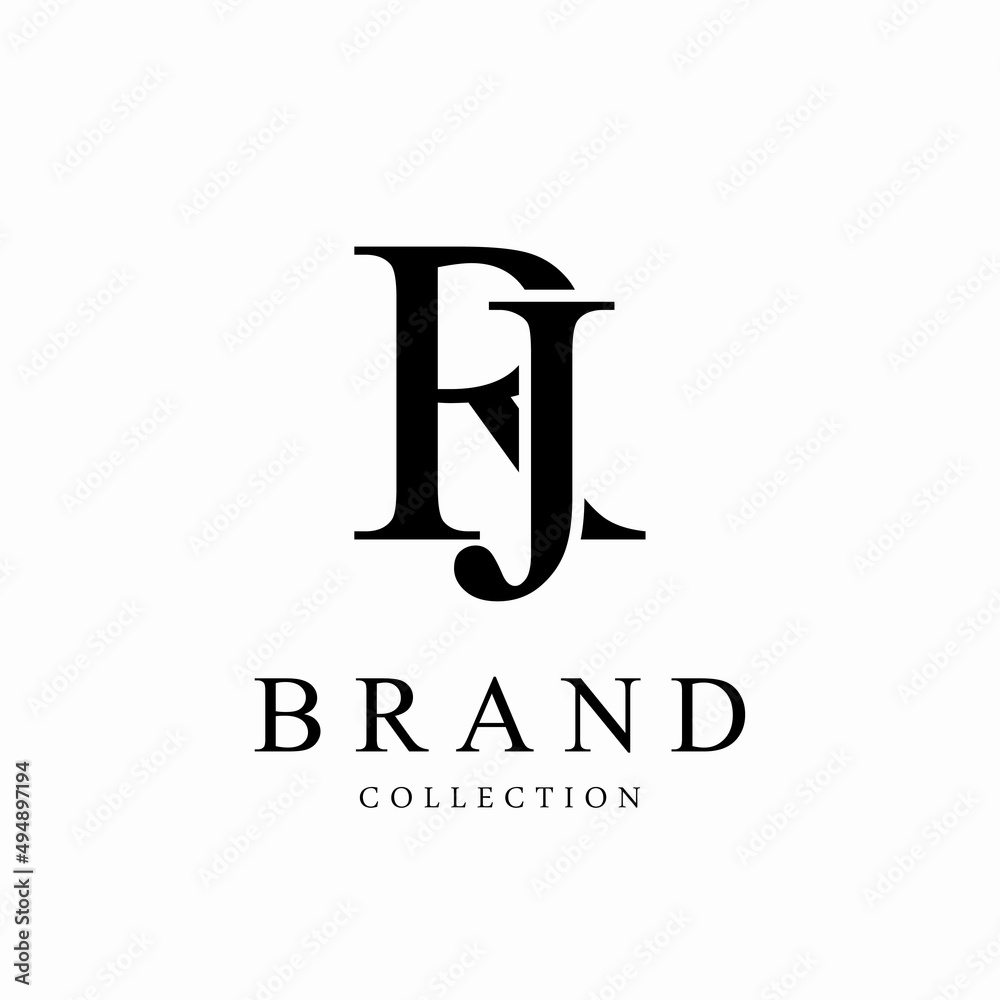Letter RJ vector logo design symbol icon emblem Letter RJ vector logo design symbol icon emblem