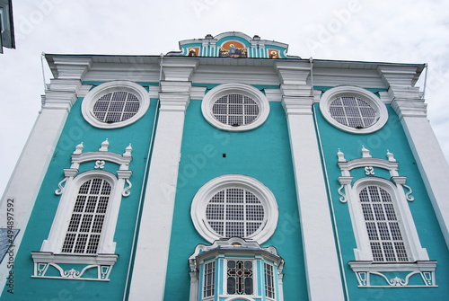 Facade of the Epiphany Cathedral in Smolensk