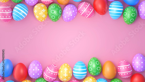 easter eggs border