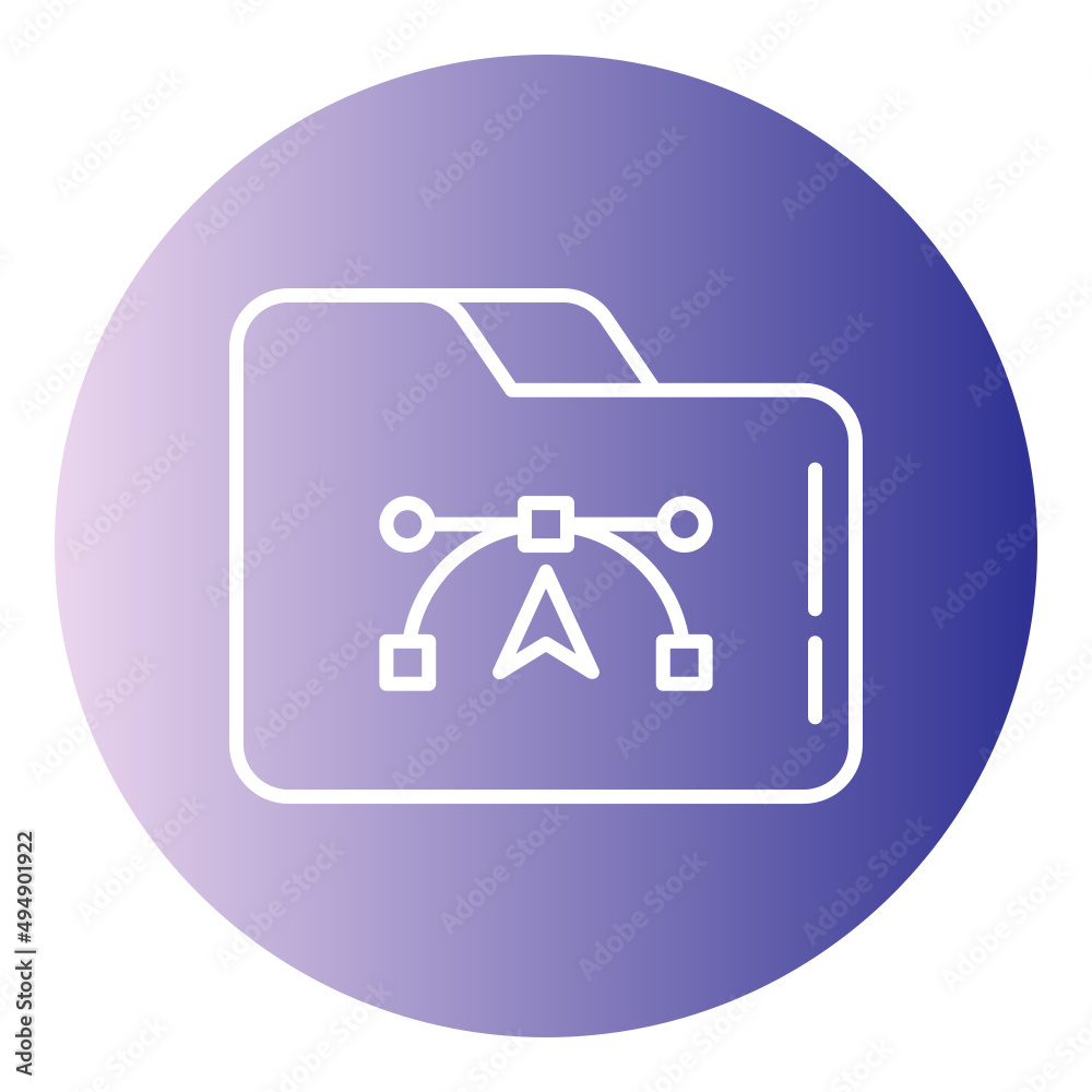folder and vector