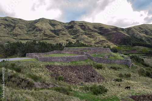 Puca Pucara archaeological complex. photo