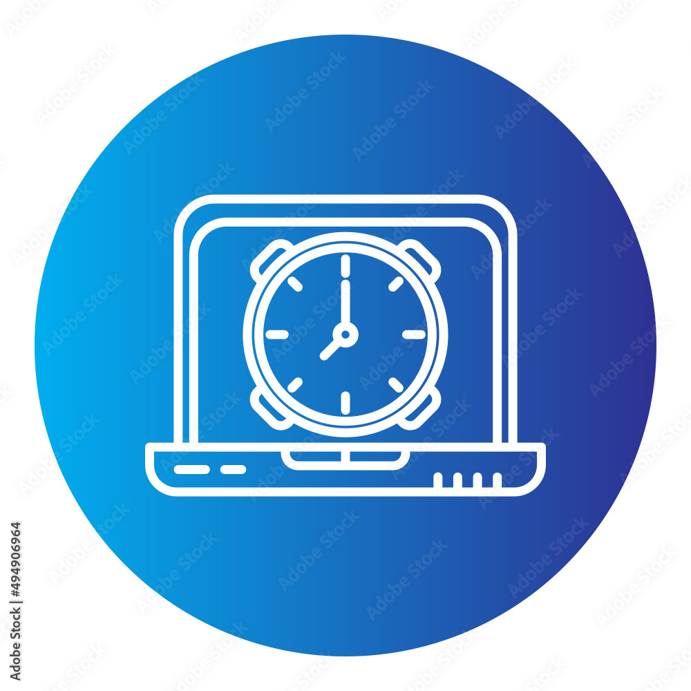 laptop and alarm clock laptop and alarm clock