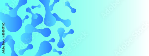 Micro probiotic microorganism, science background. Medicine and treatment.	