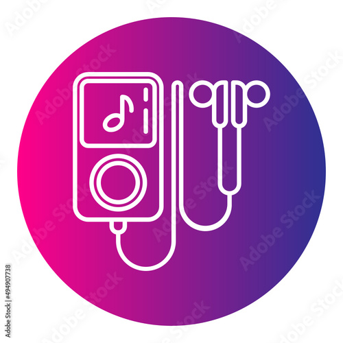 mp3 player and earphone
