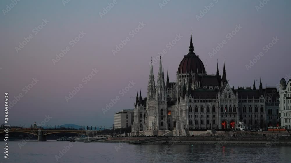 1 Hungarian Parliament Building by the river before the end of the day 1 Hungarian Parliament Building by the river before the end of the day