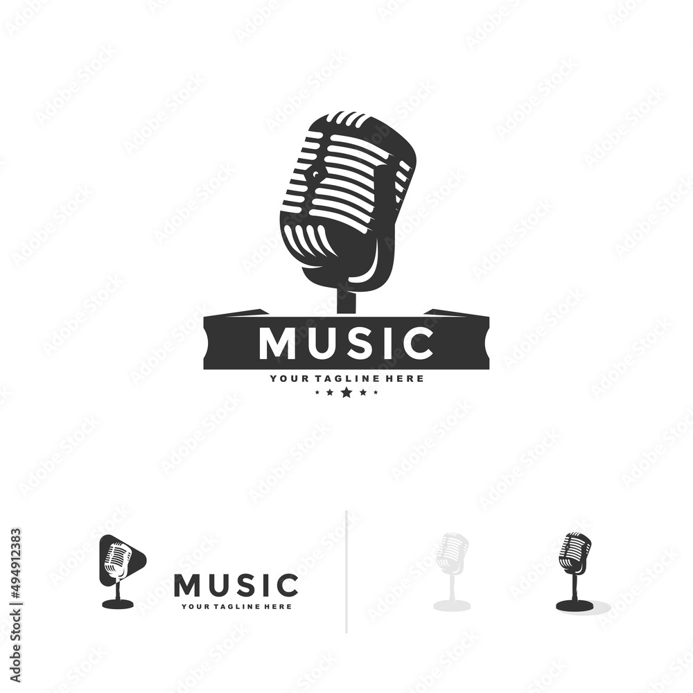 music logo concept design template or vector illustration music logo concept design template or vector illustration