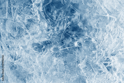 Wallpaper Mural Ice background texture. Frozen water in various geometric abstract shapes. Seasonal natural effect. Cold weather. The surface of the winter water reservoir. Torontodigital.ca