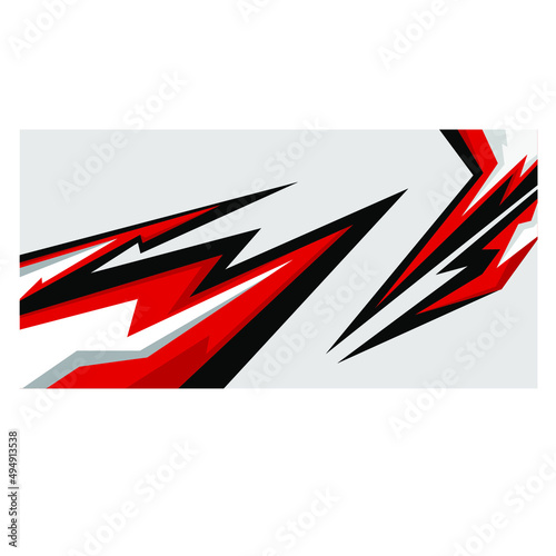 car sticker vector design of car wrapping sticker. 