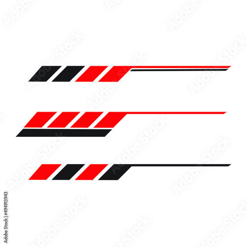 car sticker vector design of car wrapping sticker. 