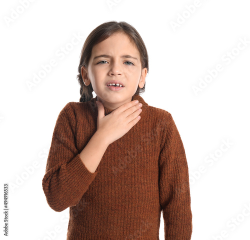 Little girl suffering from ...