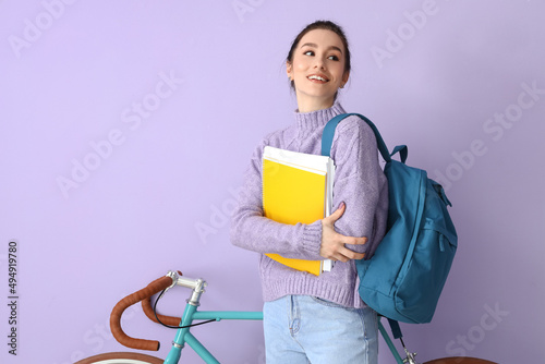 Portrait of beautiful femal...