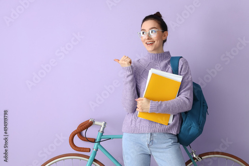 Portrait of beautiful femal...