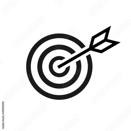 target, cel, strzała ikona