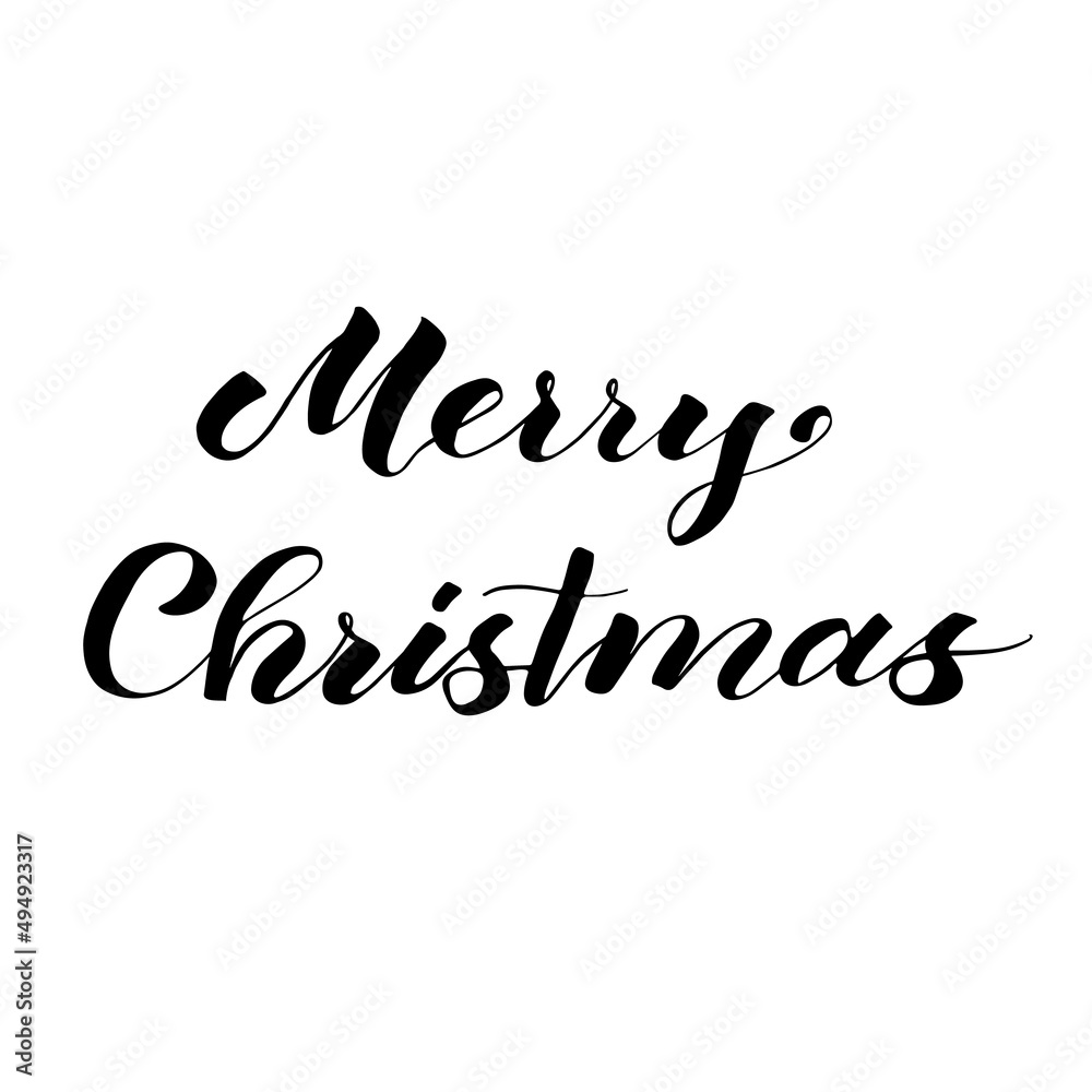 Merry Christmas hand drawn lettering. Brush pen lettering.
Vector hand lettering phrase for print. Merry Christmas hand drawn lettering. Brush pen lettering.
Vector hand lettering phrase for print.