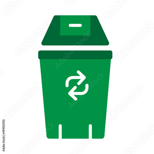rubbish bin icon © alwan
