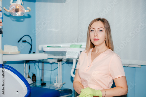 female dentist in dentistry