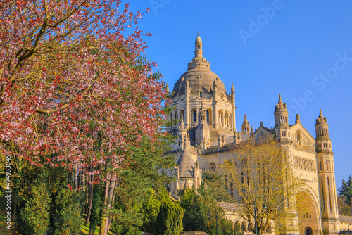 Obraz na płótnie Basilique Sainte-Thérèse de Lisieux, Calvados, Normandie w salonie