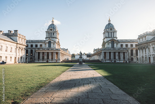 Old Royal Naval College. he architectural centrepiece of Maritime Greenwich photo