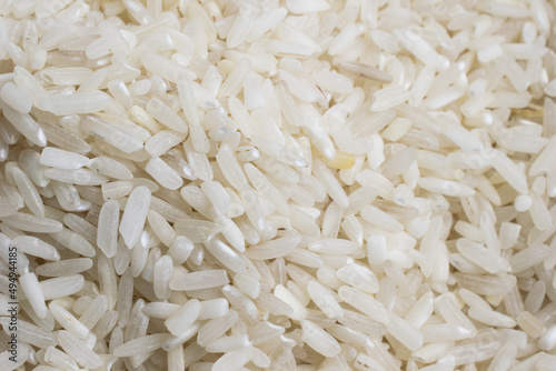 Grains of white rice. background or texture