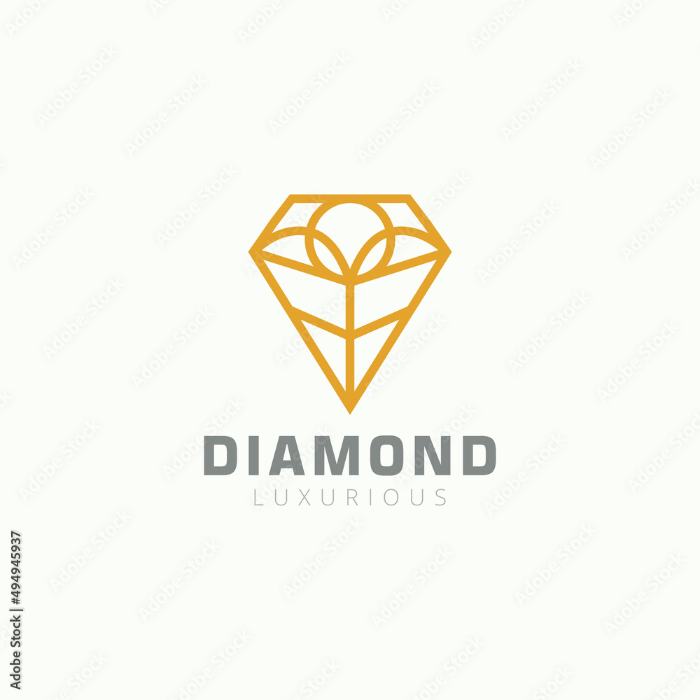 Diamond icon logo vector design with luxury line art style concept. Crystal sign symbol for jewelry store, fashion shop, marriage engagement template. Diamond icon logo vector design with luxury line art style concept. Crystal sign symbol for jewelry store, fashion shop, marriage engagement template.