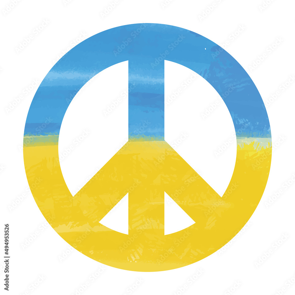 Peace and love. Stop War hippie concept. Vector illustration Peace and love. Stop War hippie concept. Vector illustration