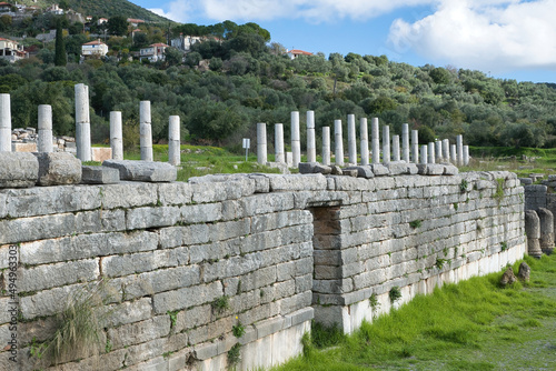 Ancient Greece. Ancient Messene, one of the most important cities of antiquity. Kalamata, Greece #494963303