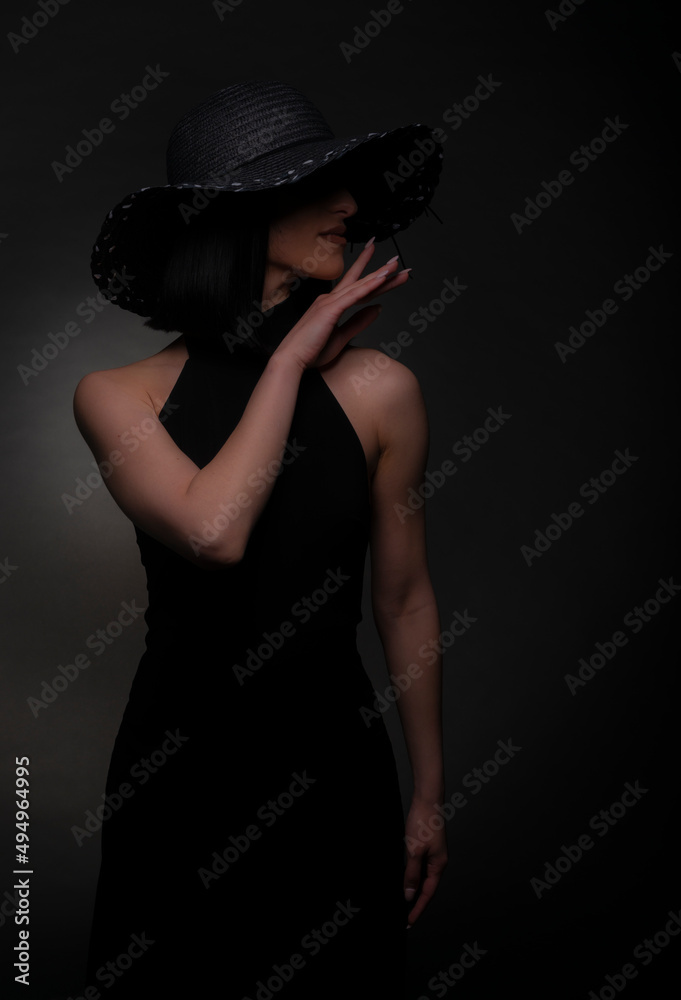 Elegant woman in studio Elegant woman in studio