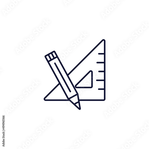 Geometry icons  symbol vector elements for infographic web